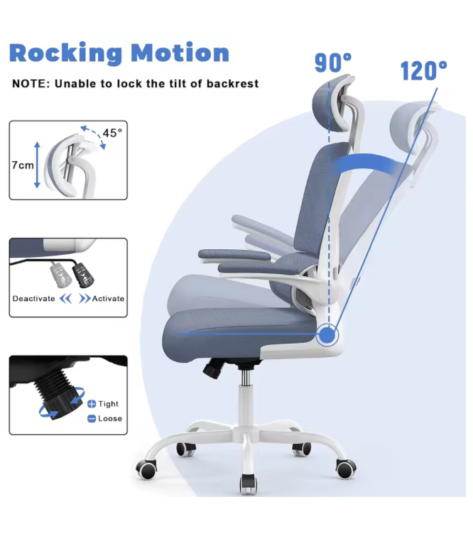 Office Chair – Adjustable Seat Height – Mesh Back